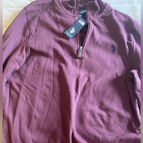 Brand New Burgundy U.S. Polo ASSN Crewneck for men - Picture 6 of 6
